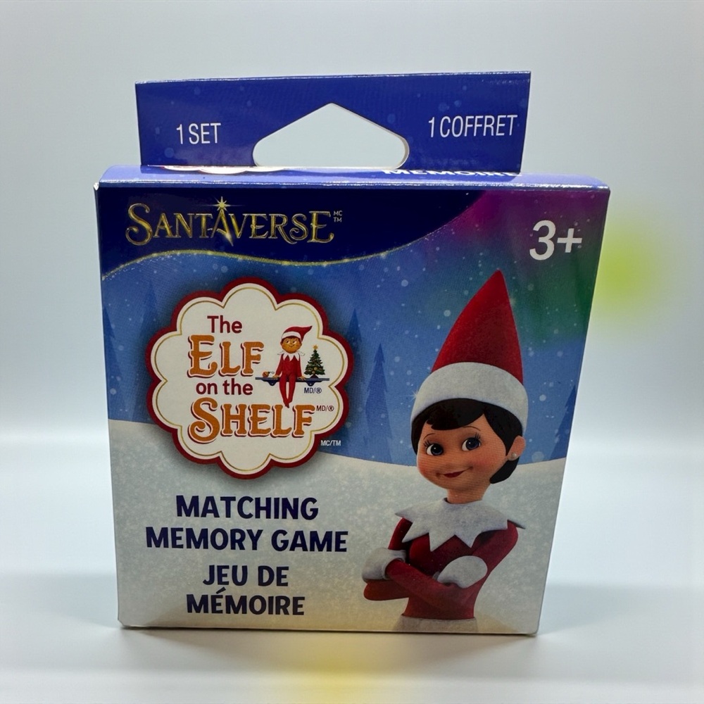 Elf on the Shelf Matching Memory Game, New